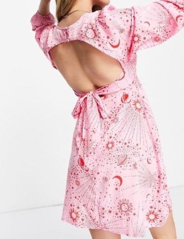 Rochie scurta Neon Rose, roz