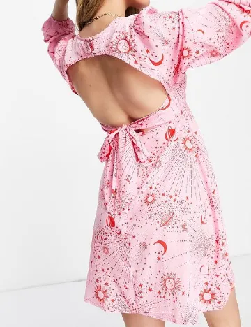 Rochie scurta Neon Rose, roz