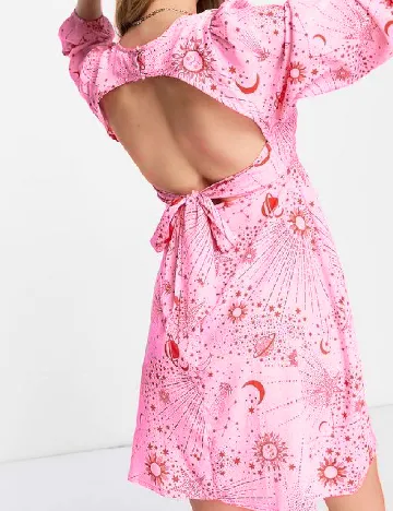 Rochie scurta Neon Rose, roz