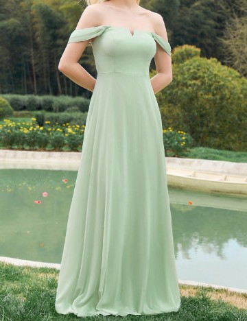 Rochie lunga Ever-Pretty, verde