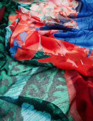 Set esarfe 2 bucati Desigual, mix culori Mix culori