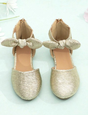 Pantofi Shein Kids, auriu