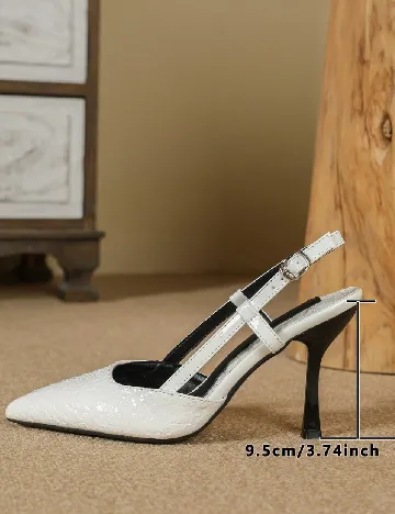 Pantofi SHEIN, alb