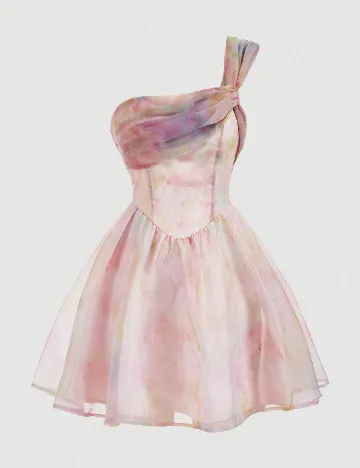 Rochie scurta SHEIN, roz