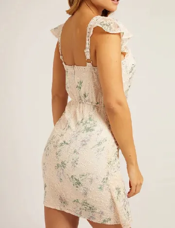 Rochie scurta Guess, crem