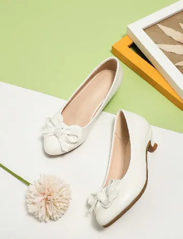 Pantofi Shein Kids, alb