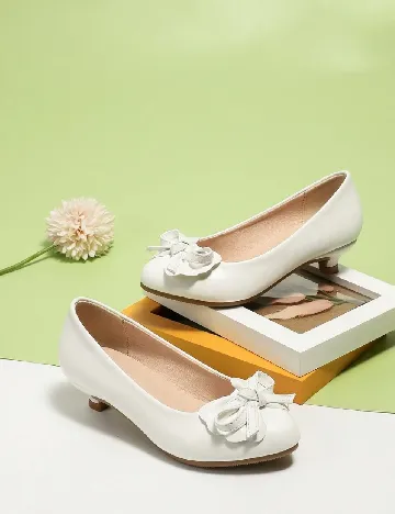 Pantofi Shein Kids, alb