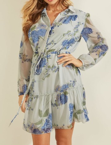 Rochie scurta Guess, albastru