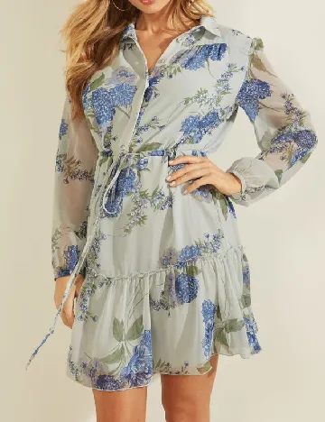 Rochie scurta Guess, albastru