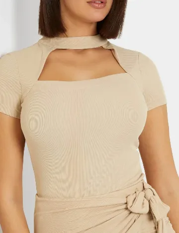 Tricou Guess, crem
