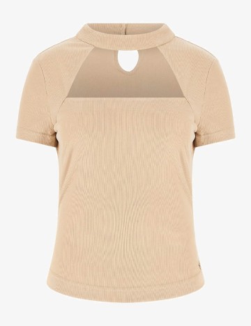 Tricou Guess, crem