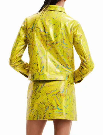 Jacheta Desigual, galben