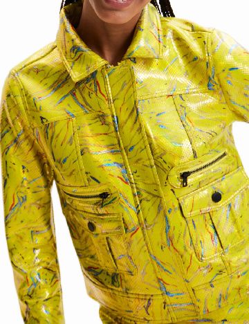 Jacheta Desigual, galben