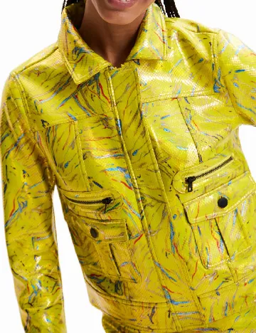 Jacheta Desigual, galben