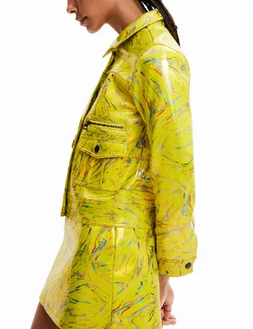 Jacheta Desigual, galben