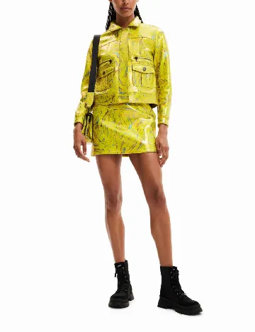 Jacheta Desigual, galben