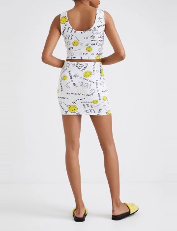 Fusta Desigual, alb
