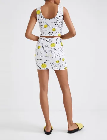 Fusta Desigual, alb