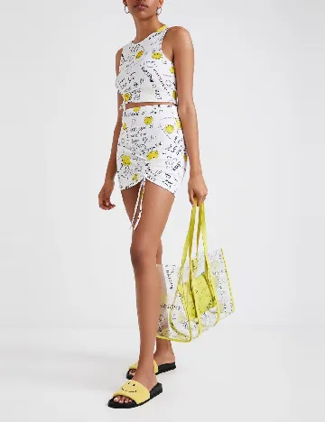 Fusta Desigual, alb
