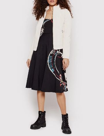 Jacheta Desigual, ecru
