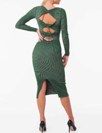 Rochie medie Guess, verde