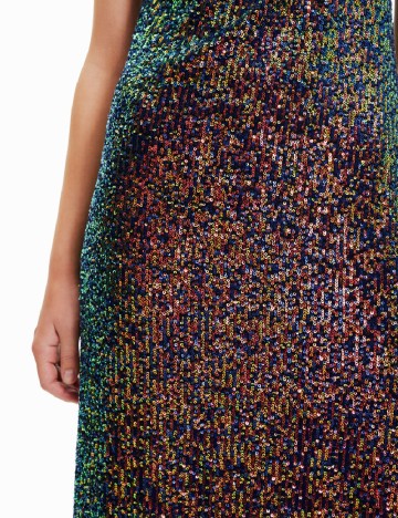Rochie medie Desigual, mix culori