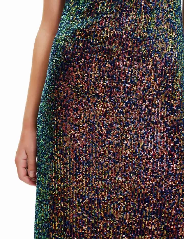 Rochie medie Desigual, mix culori