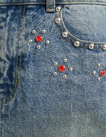 Fusta Desigual, albastru