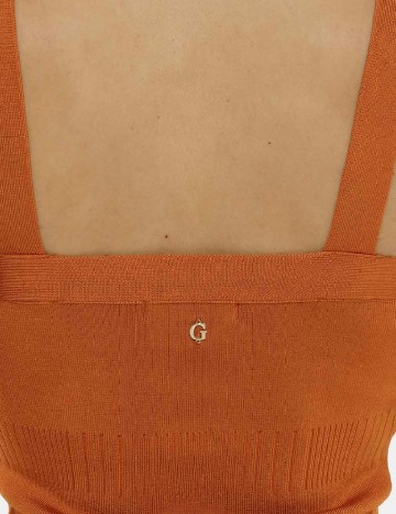 Rochie scurta Guess, maro