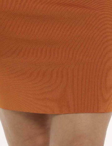 Rochie scurta Guess, maro