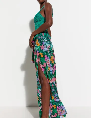 Pantaloni Desigual, floral print