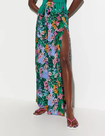 Pantaloni Desigual, floral print