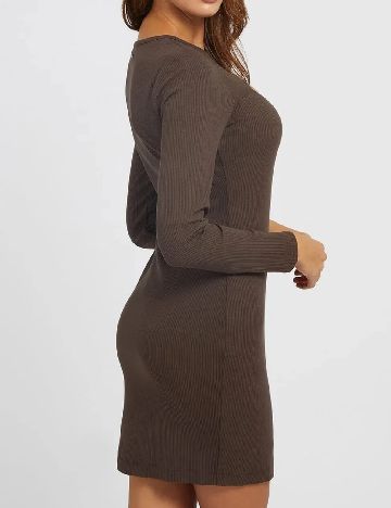 Rochie scurta Guess, maro
