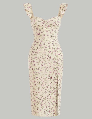 Rochie medie SHEIN, crem