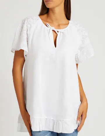 Bluza Guess, alb