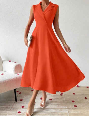 Rochie medie SHEIN, portocaliu