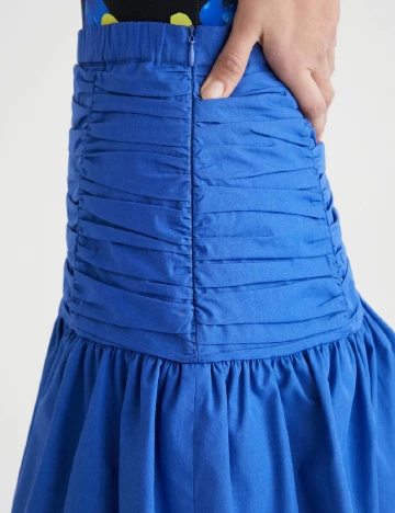 Fusta Desigual, albastru