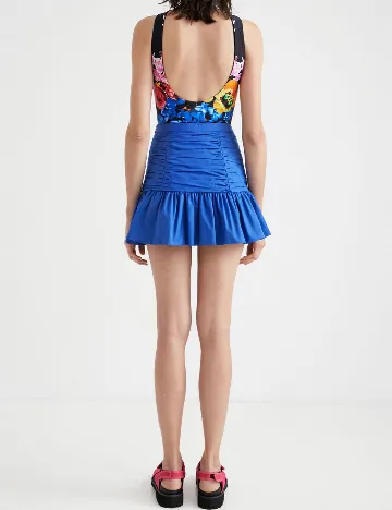 Fusta Desigual, albastru