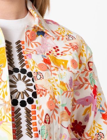Jacheta Desigual, mix culori
