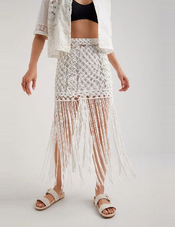 Fusta Desigual, alb