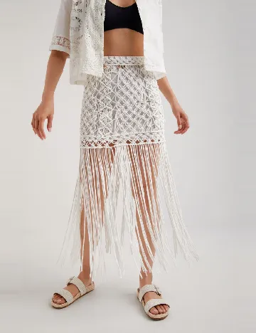 Fusta Desigual, alb