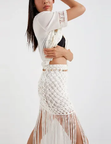 Fusta Desigual, alb