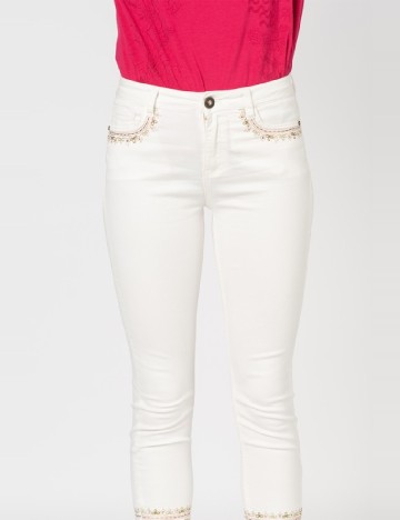 Blugi Desigual, alb