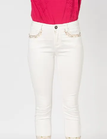 Blugi Desigual, alb