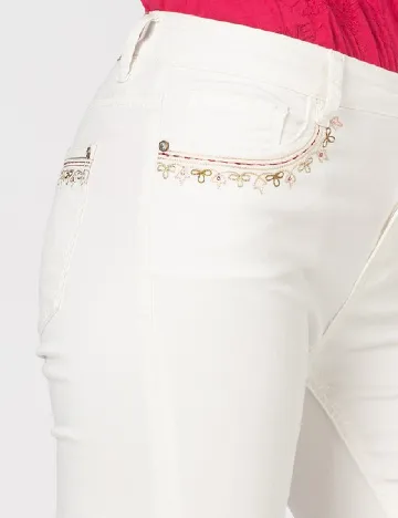Blugi Desigual, alb