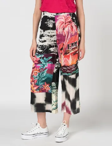 Pantaloni Desigual, mix culori