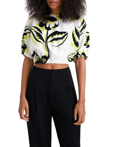 Top Desigual, ecru