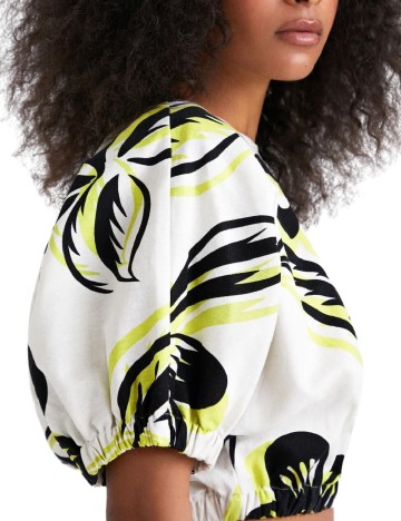 Top Desigual, ecru