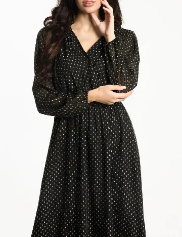 Rochie lunga Guess, negru