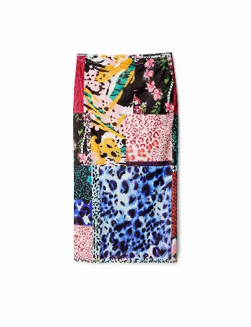 Fusta Desigual, mix culori
